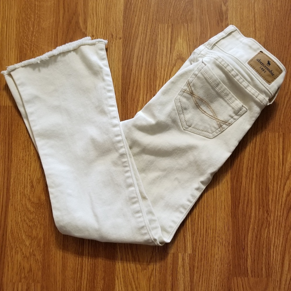 Abercrombie crop slim flare